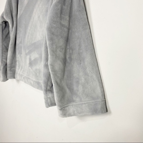 SOFT SURROUNDINGS Glacier Plush Fleece Pullover Cozy Gray Women's Sweater - Picture 2 of 11